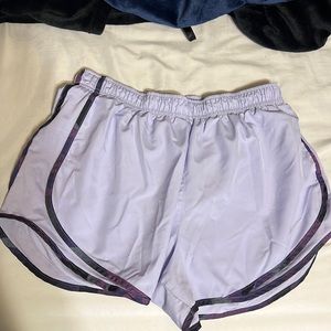 Purple & plurals Nike shorts
